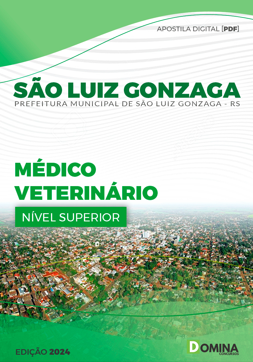 Apostila Pref São Luiz Gonzaga RS 2024 Médico Veterinário