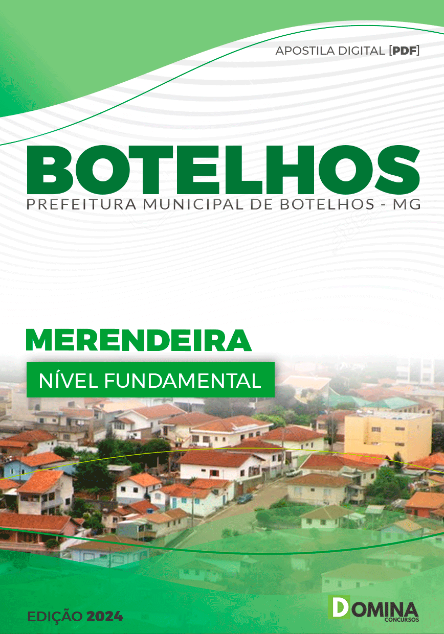 Apostila Pref Botelhos MG 2024 Merendeira