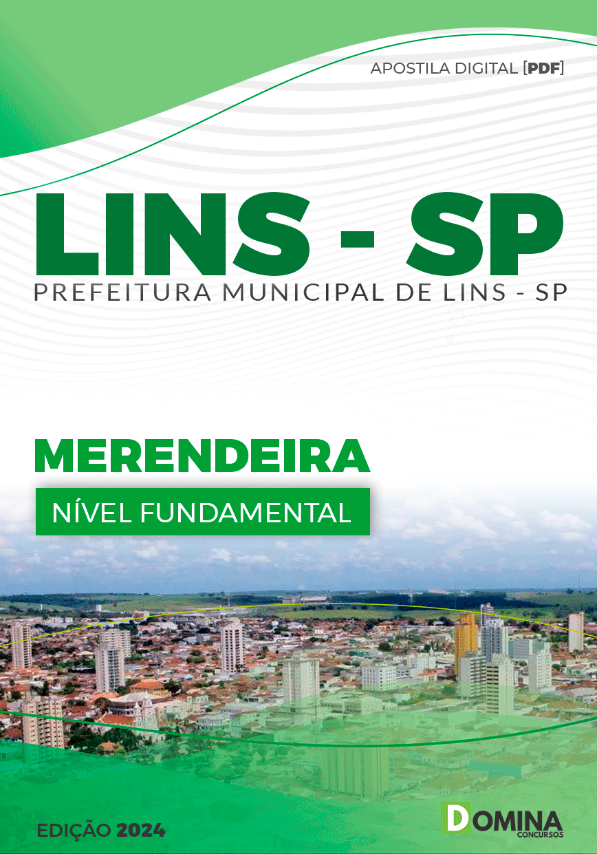 Apostila Pref Lins SP 2024 Merendeira