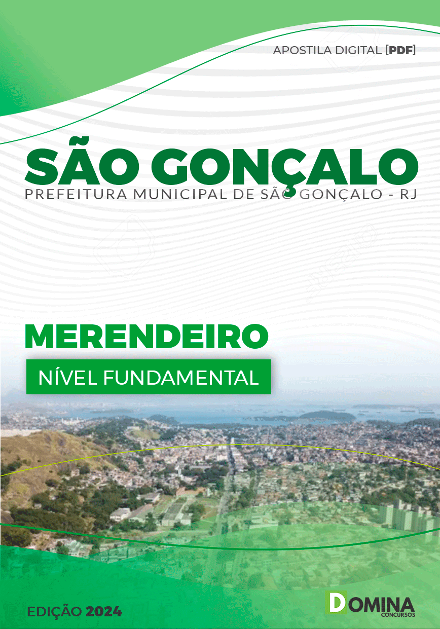 Apostila Pref São Gonçalo RJ 2024 Merendeiro
