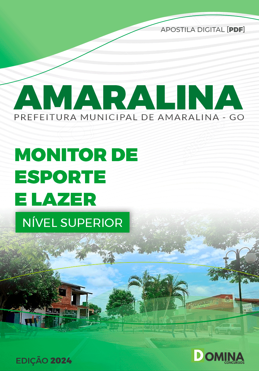 Apostila Pref Amaralina GO 2024 Monitor de Esporte e Lazer