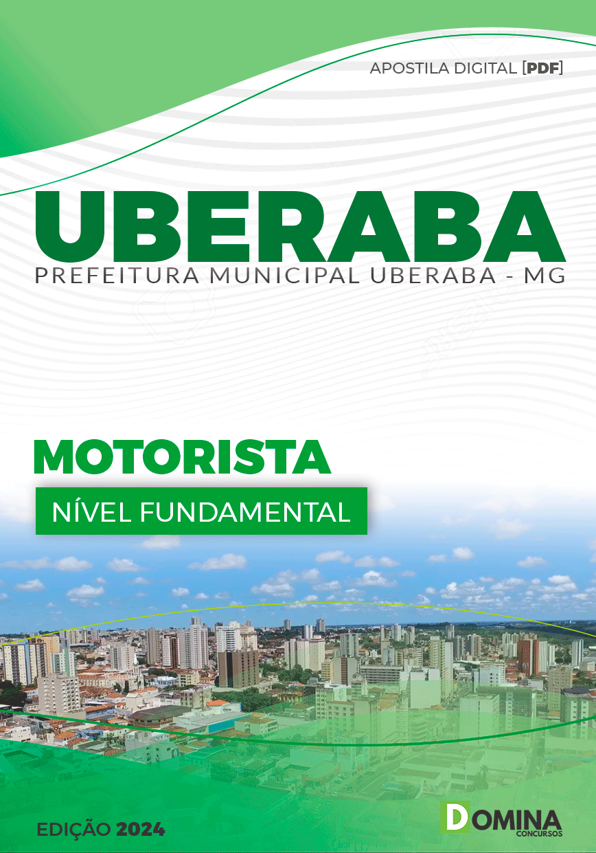 Apostila Pref Uberaba MG 2024 Motorista