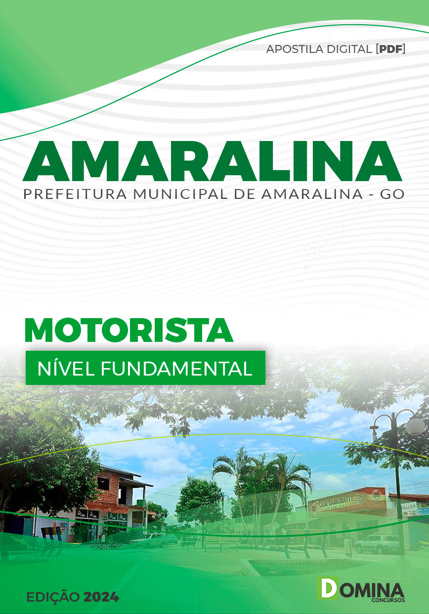 Apostila Pref Amaralina GO 2024 Motorista