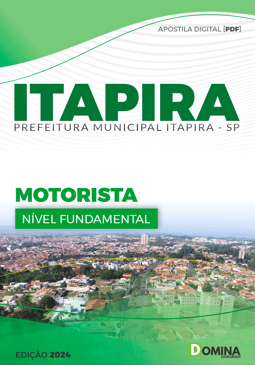 Apostila Pref Itapira SP 2024 Motorista