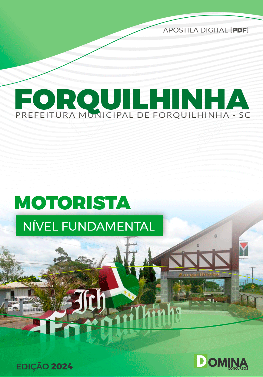 Apostila Pref Forquilhinha SC 2024 Motorista