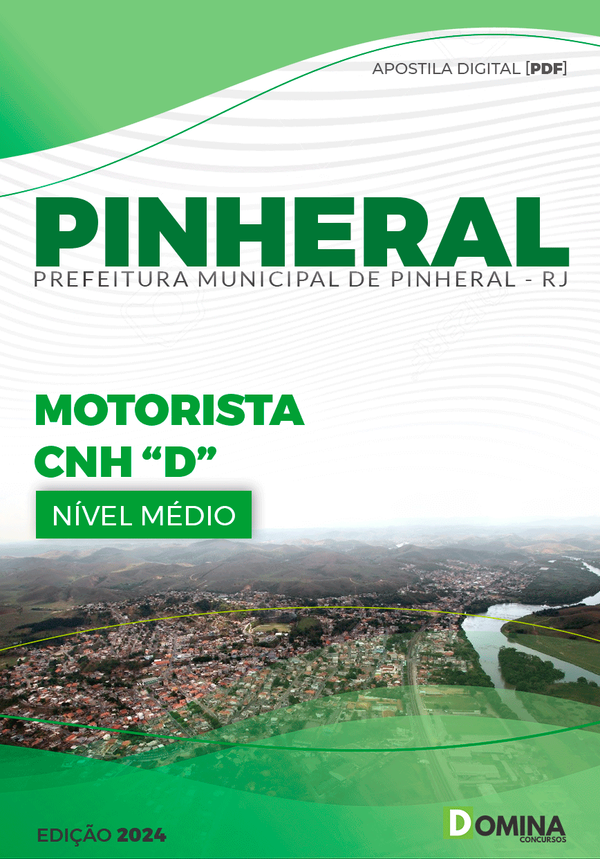 Apostila Pref Pinheiral RJ 2024 Motorista CNH D