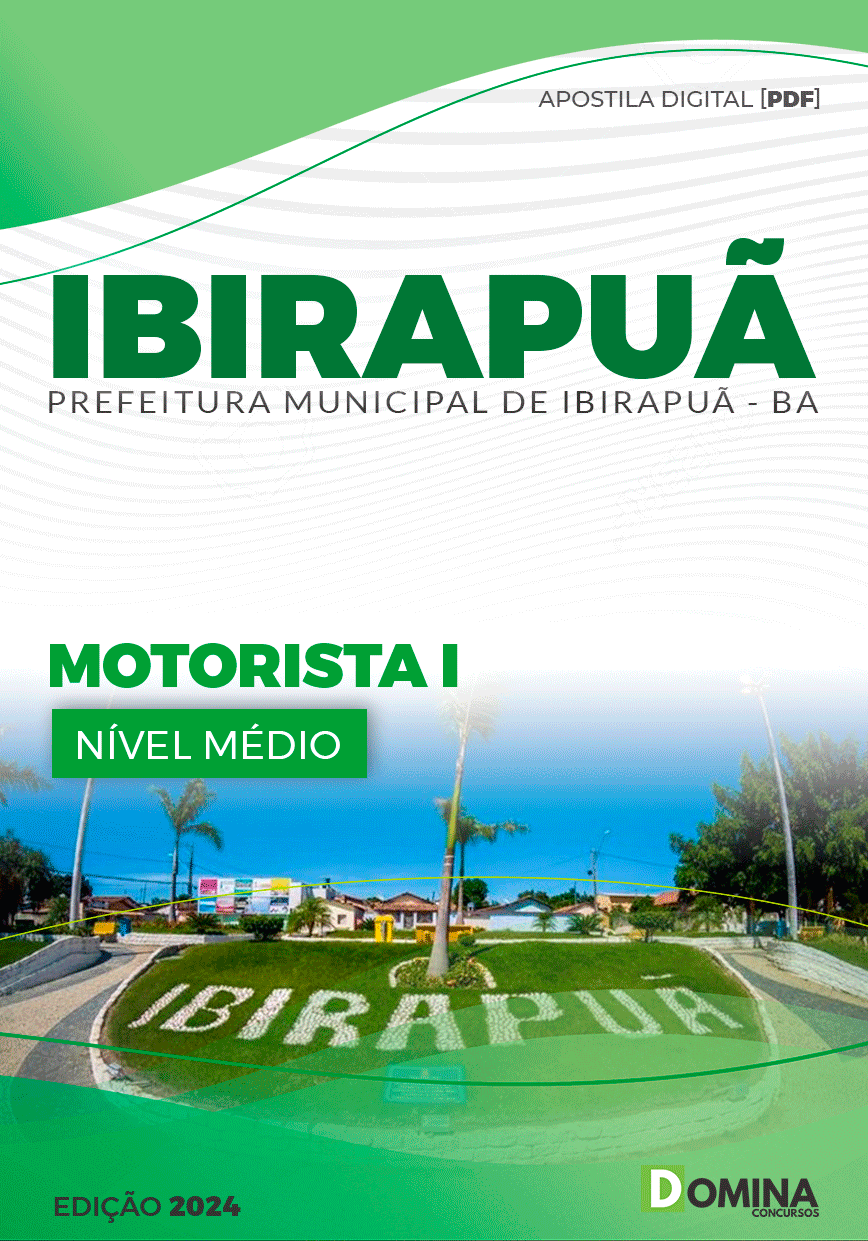 Apostila Pref Ibirapuã BA 2024 Motorista I