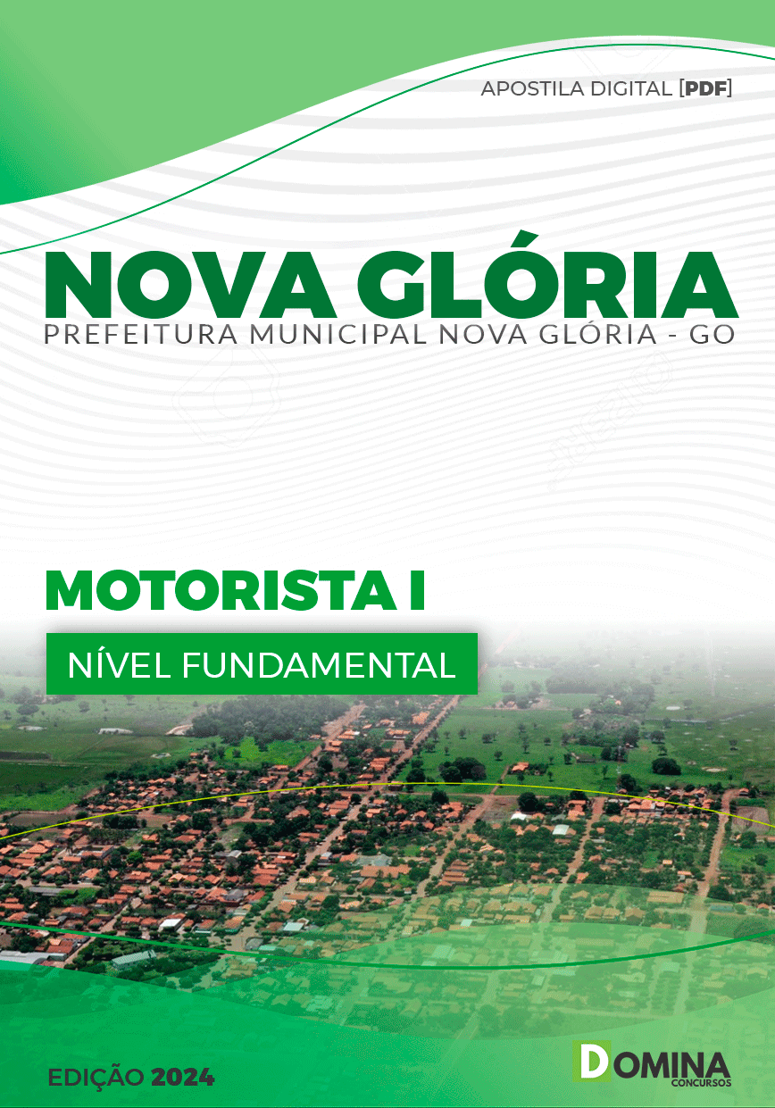 Apostila Pref Nova Glória GO 2024 Motorista I