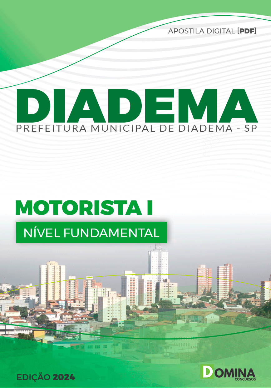 Apostila Pref Diadema SP 2024 Motorista I