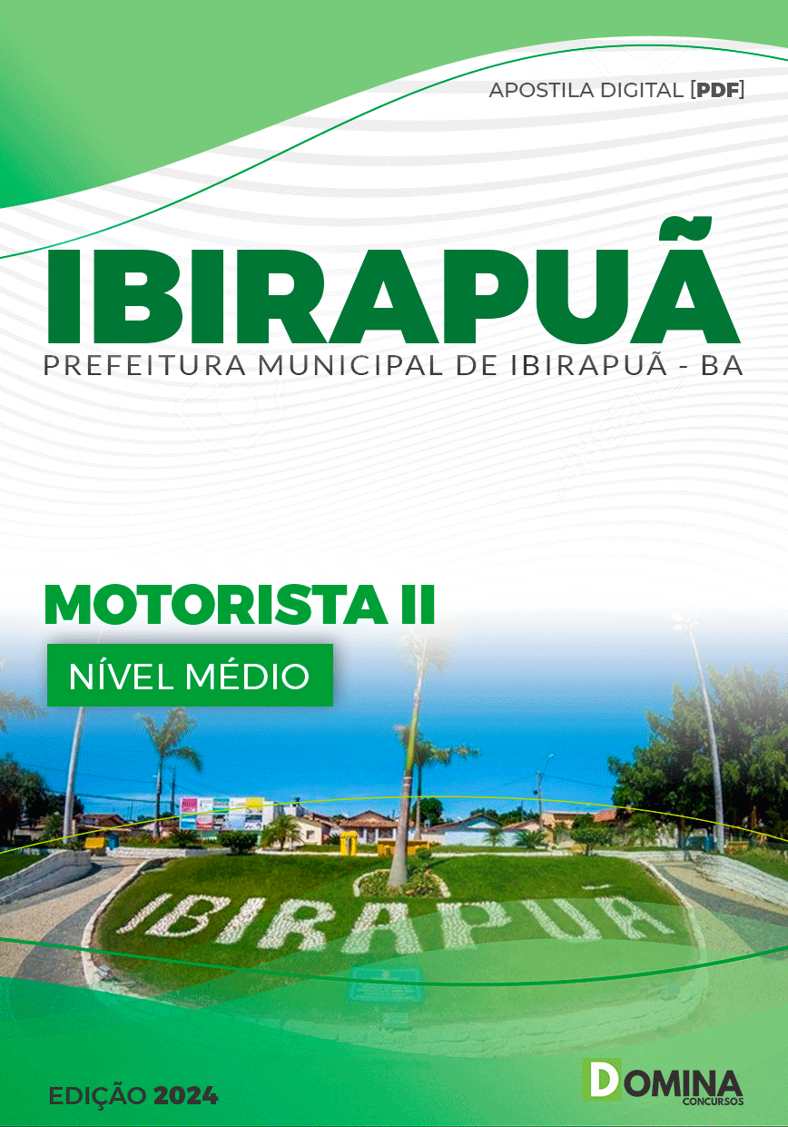 Apostila Pref Ibirapuã BA 2024 Motorista II