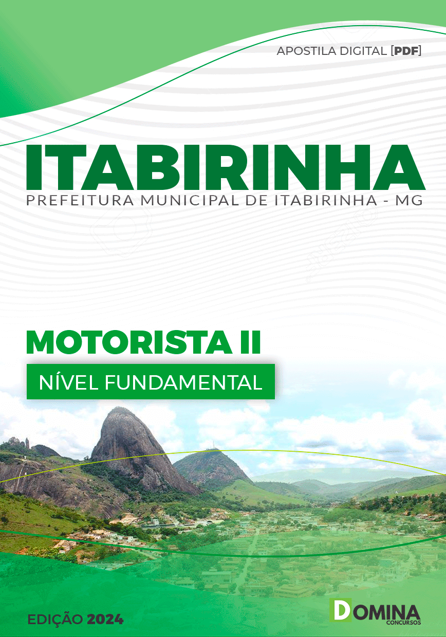 Apostila Pref Itabirinha MG 2024 Motorista II