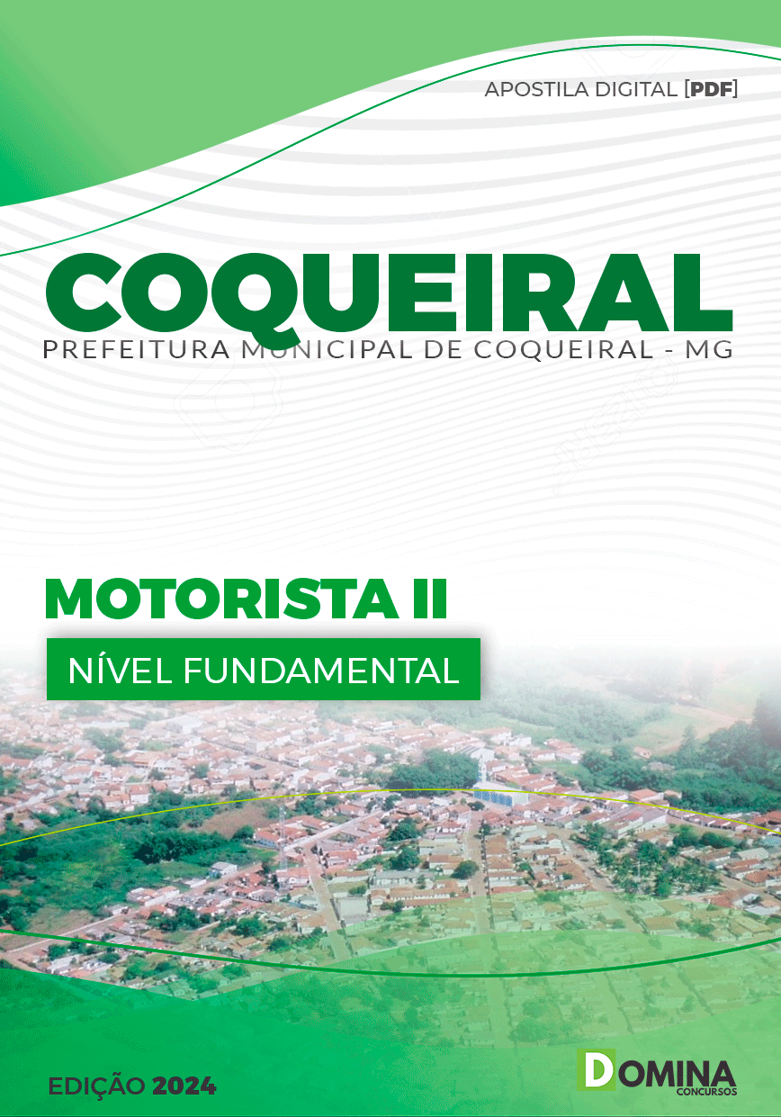 Apostila Pref Coqueiral MG 2024 Motorista II