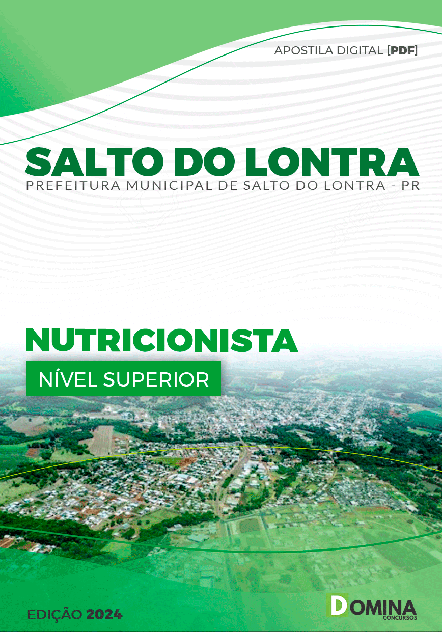 Apostila Pref Salto do Lontra PR 2024 Nutricionista