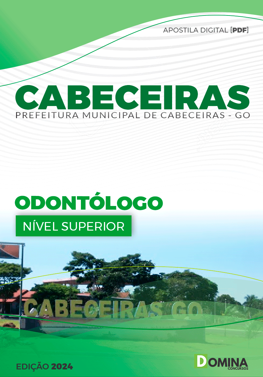 Apostila Pref Cabeceiras GO 2024 Odontólogo