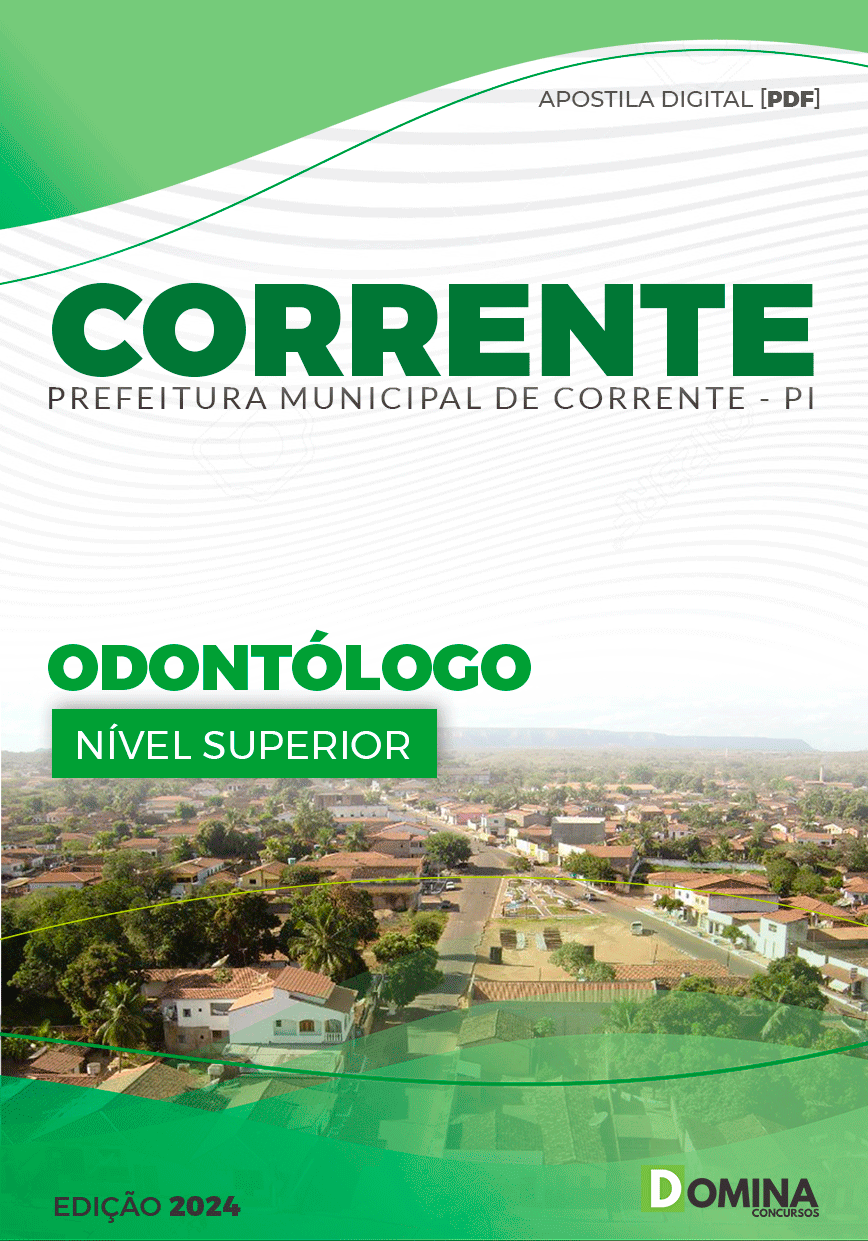 Apostila Pref Corrente PI 2024 Odontólogo