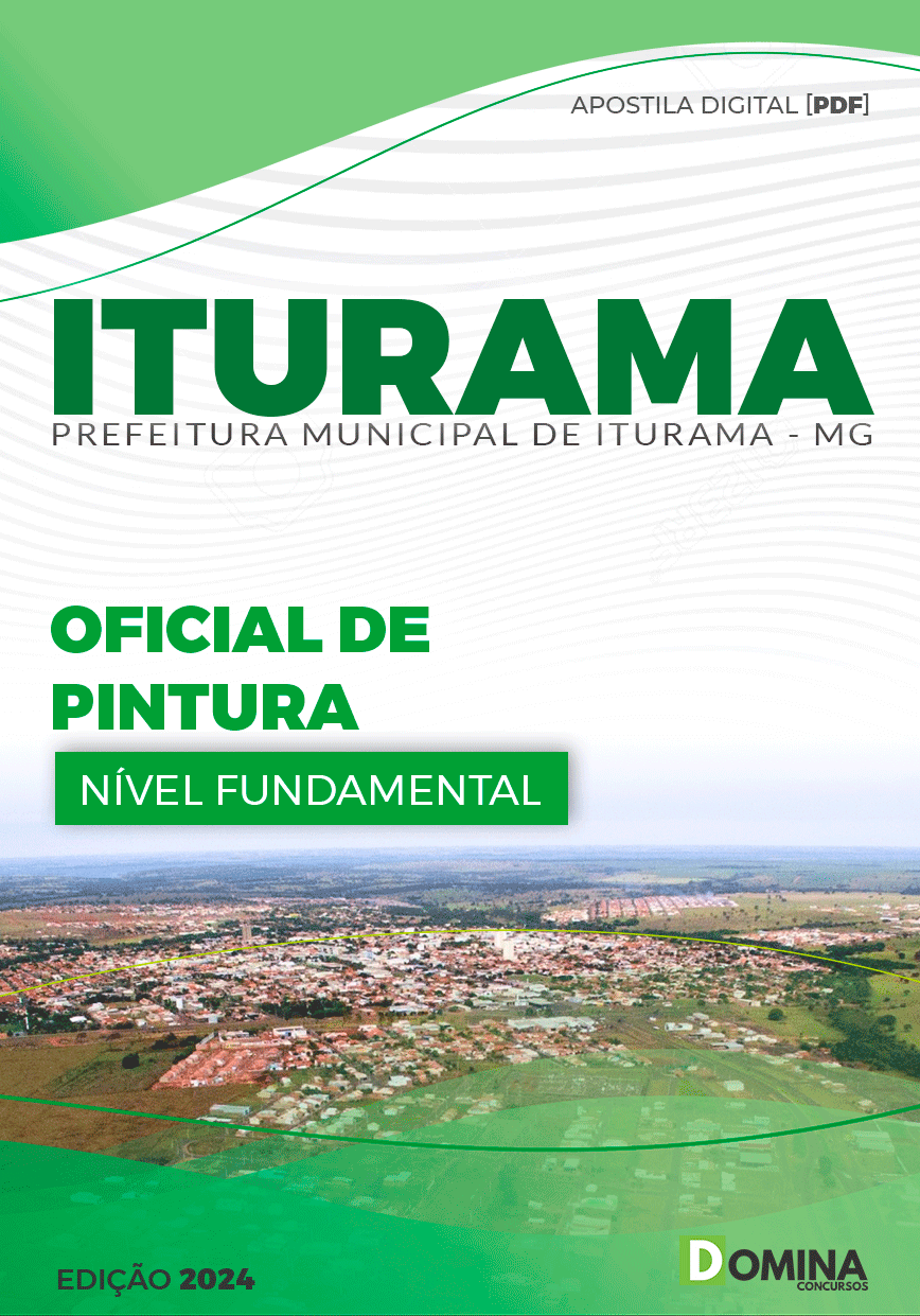 Apostila Pref Iturama MG 2024 Oficial de Pintura