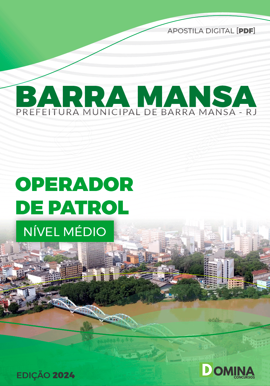 Apostila Pref Barra Mansa RJ 2024 Operador Patrol