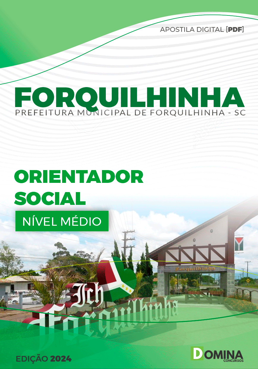 Apostila Pref Forquilhinha SC 2024 Orientador Social