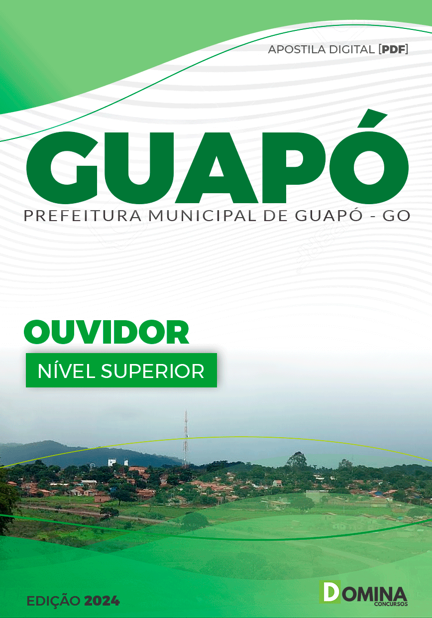 Apostila Concurso Pref Guapó GO 2024 Ouvidor