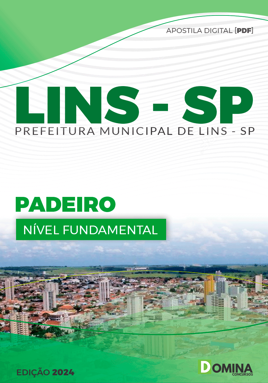 Apostila Pref Lins SP 2024 Padeiro