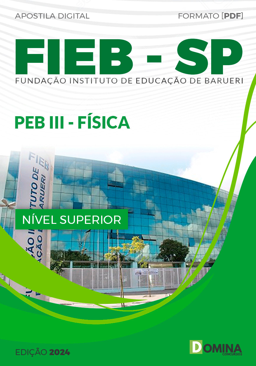 Apostila Concurso FIEB SP 2024 Professor III Física