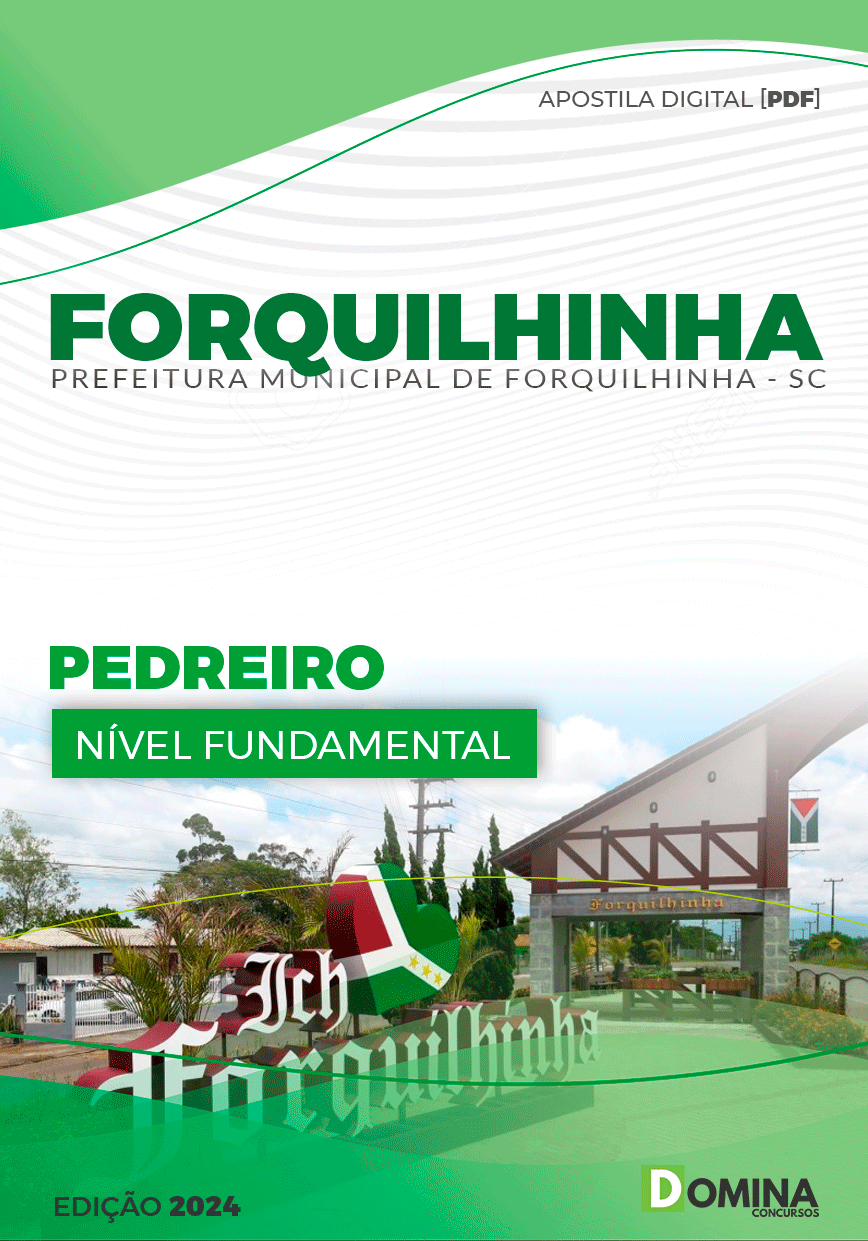 Apostila Pref Forquilhinha SC 2024 Pedreiro