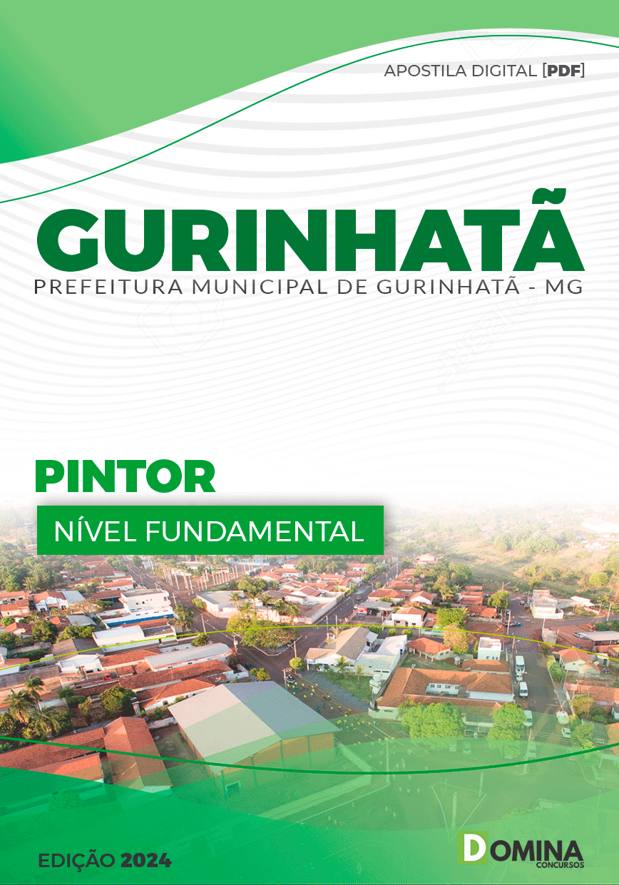 Apostila Pref Gurinhatã MG 2024 Pintor