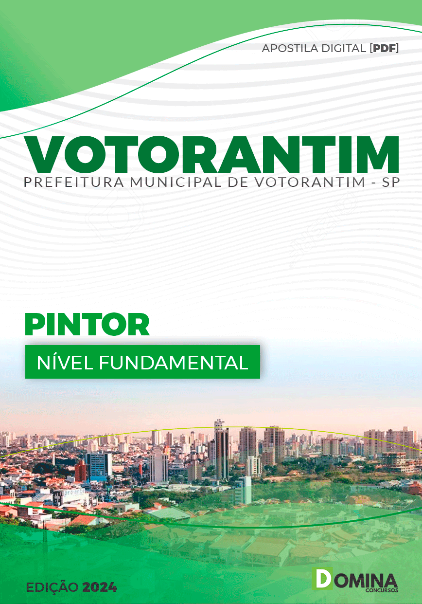 Apostila Pref Votorantim SP 2024 Pintor