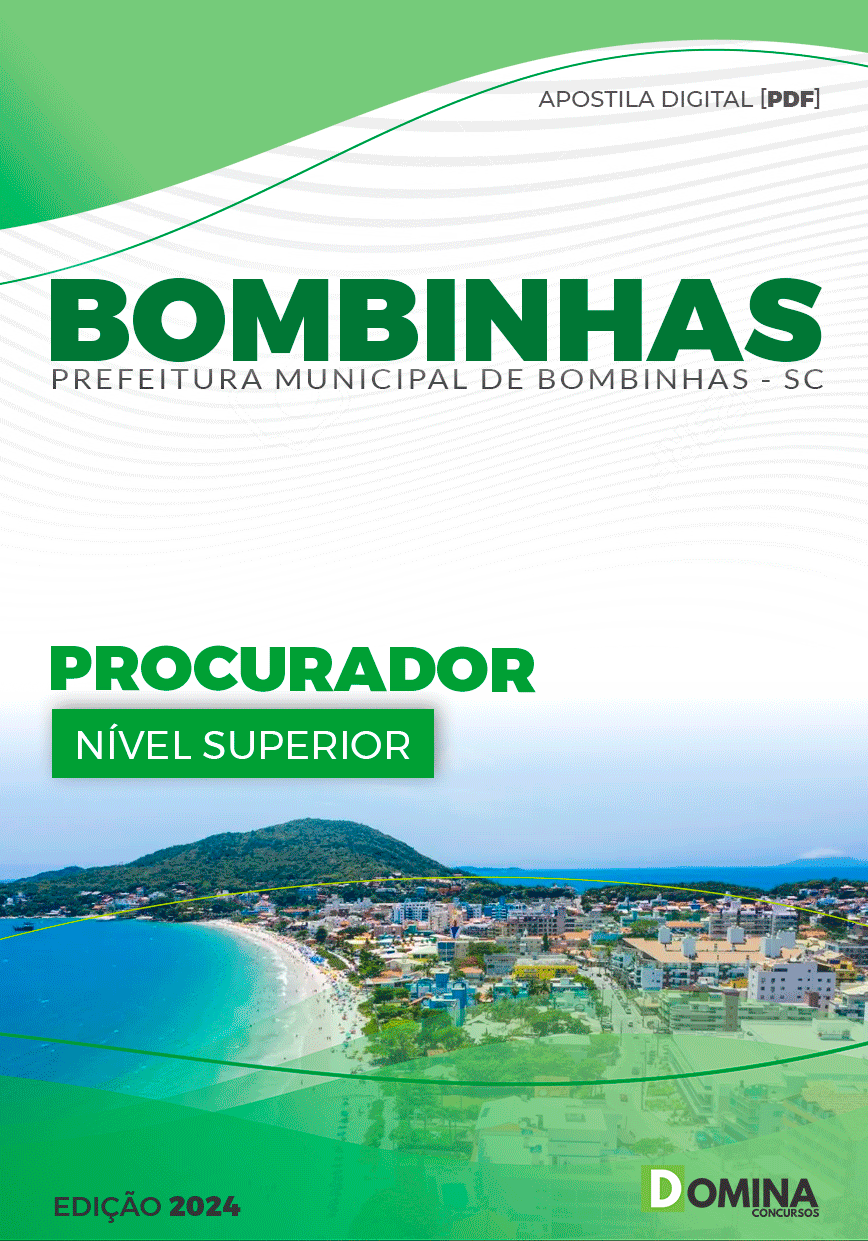 Apostila Pref Bombinhas SC 2024 Procurador