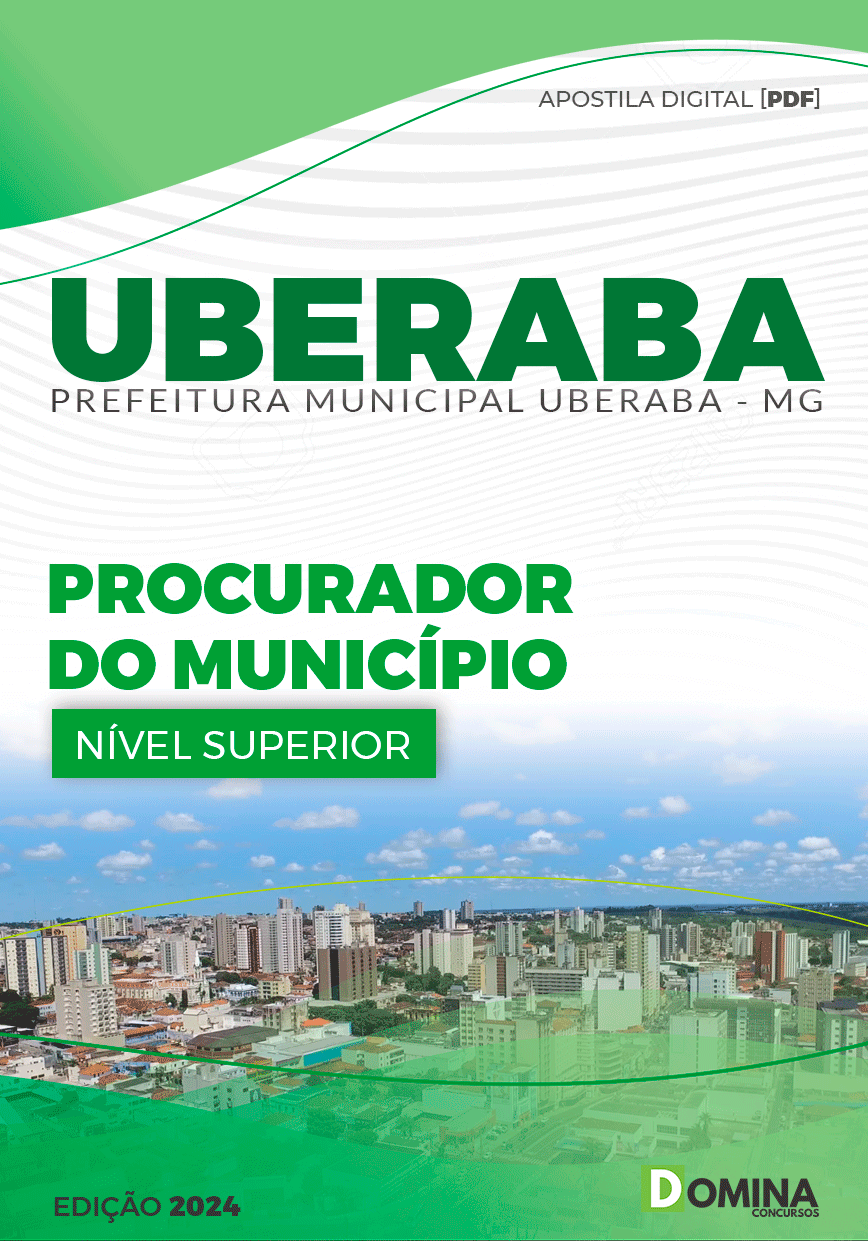 Apostila Pref Uberaba MG 2024 Procurador de Município