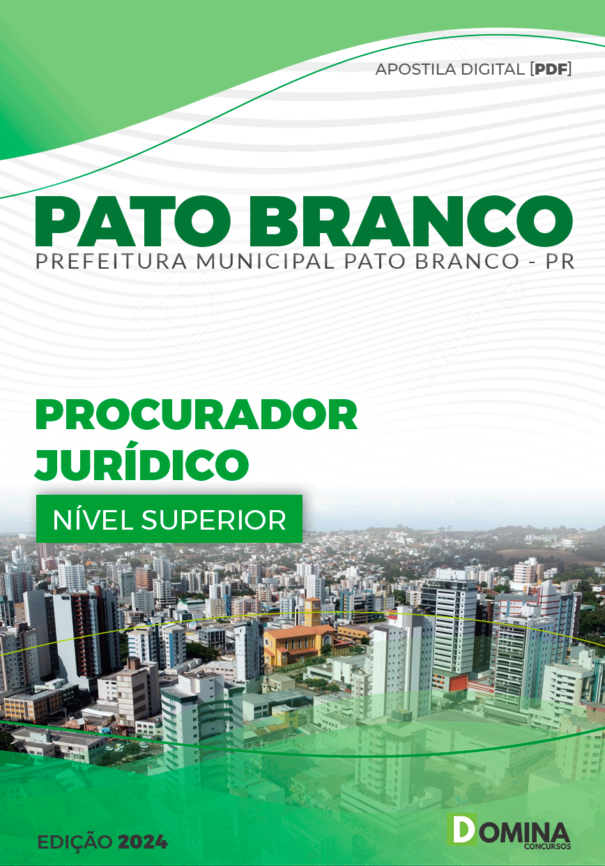 Apostila Pref Pato Branco PR 2024 Procurador Jurídico