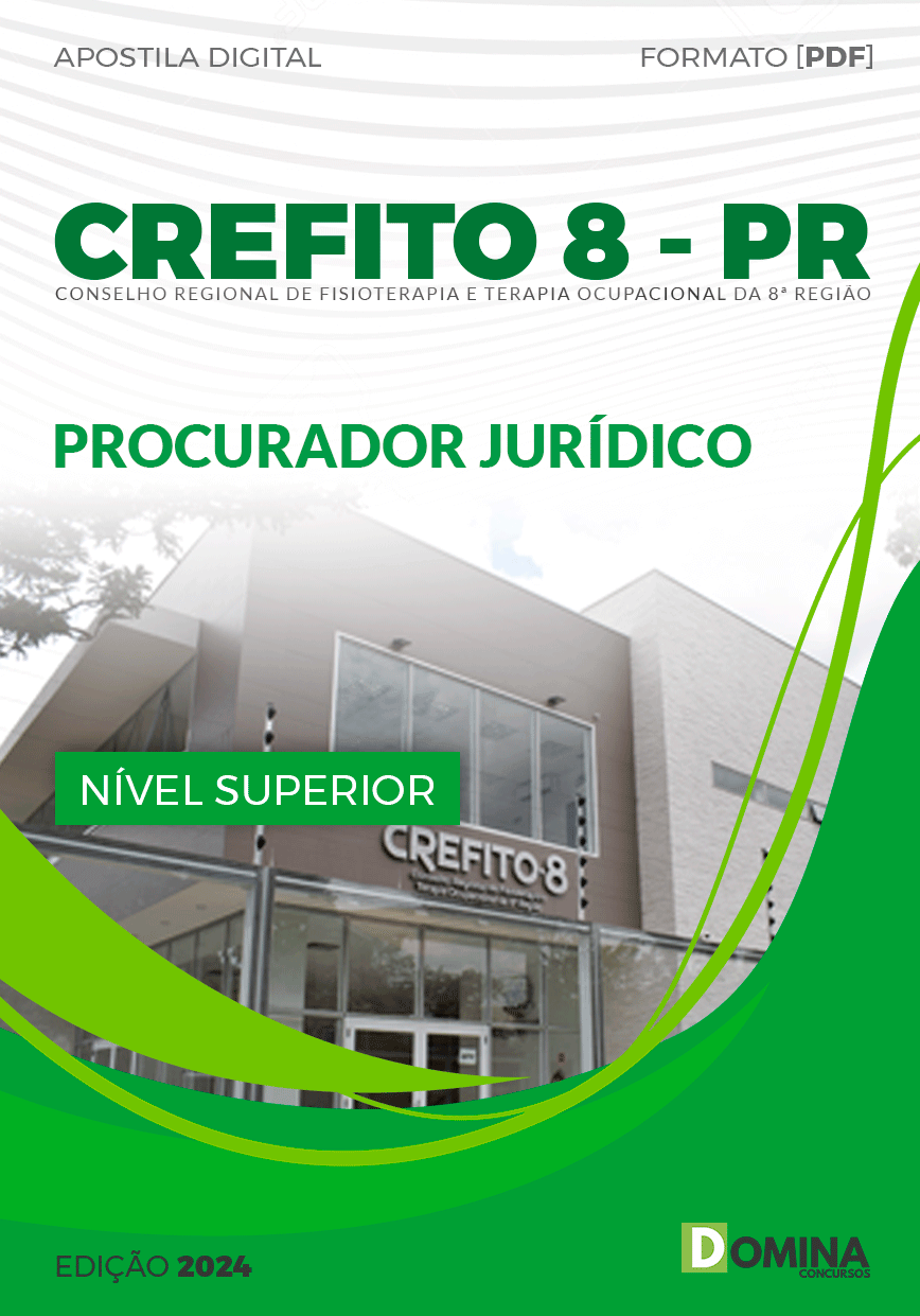 Apostila CREFITO 8 PR 2024 Procurador Jurídico