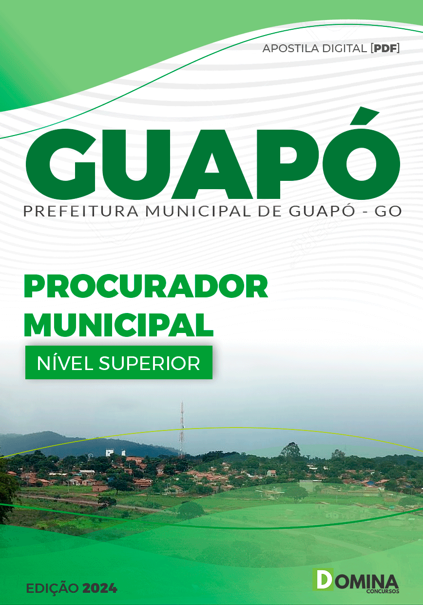 Apostila Concurso Pref Guapó GO 2024 Procurador Municipal