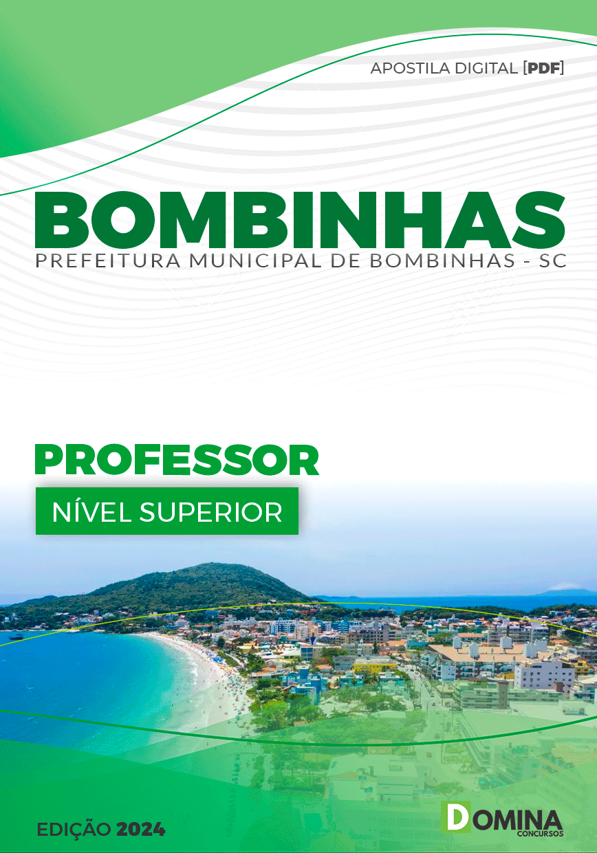 Apostila Pref Bombinhas SC 2024 Professor