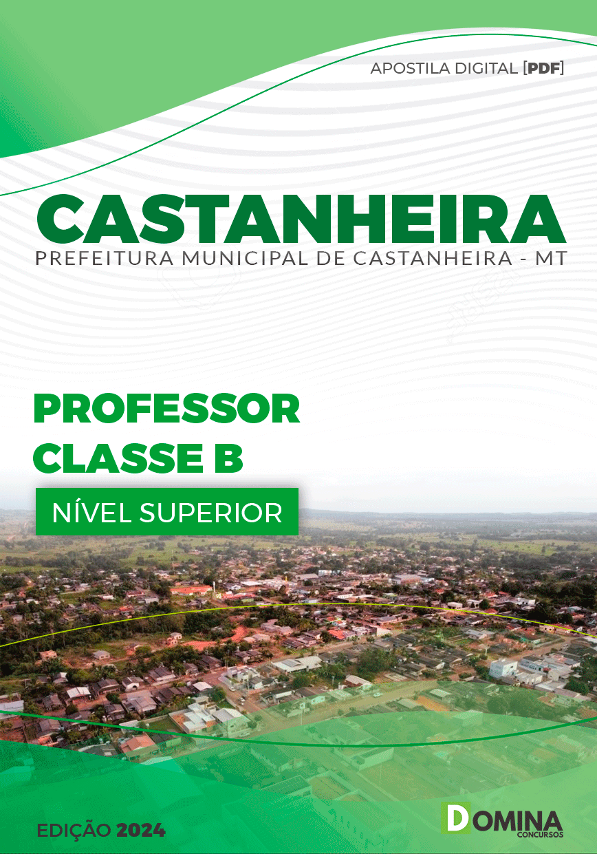Apostila Pref Castanheira MT 2024 Professor Classe B