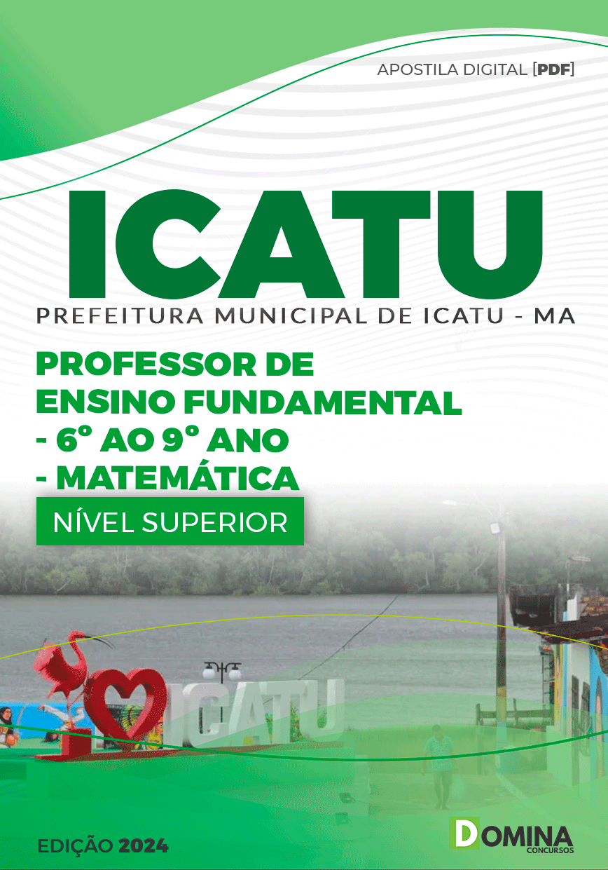 Apostila Pref Icatu MA 2024 Professor Matemática