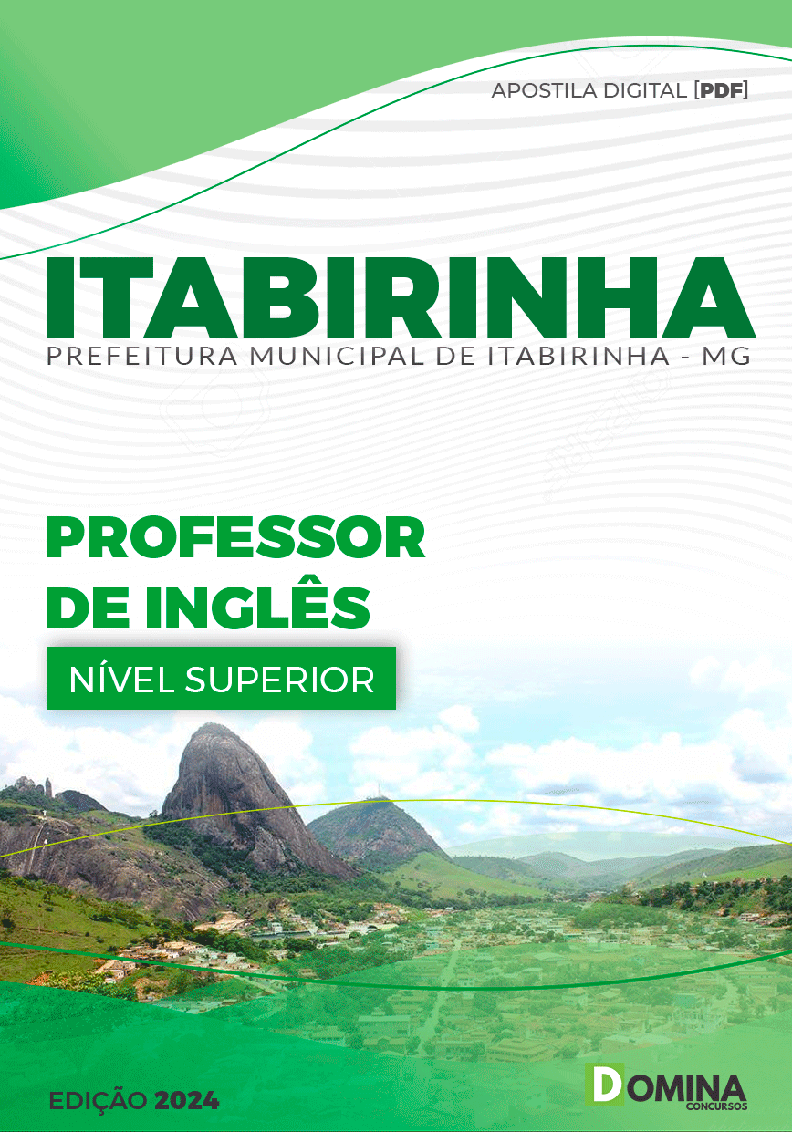 Apostila Pref Itabirinha MG 2024 Professor InglêsApostila Pref Itabirinha MG 2024 Professor Inglês