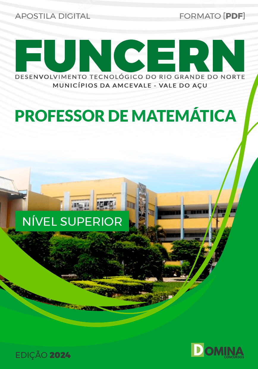 Apostila FUNCERN 2024 Professor de Matemática