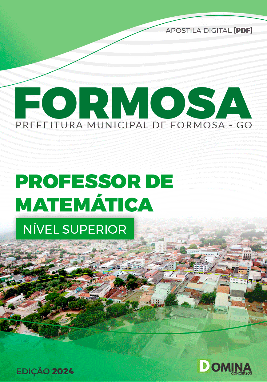Apostila Pref Formosa GO 2024 Professor de Matemática