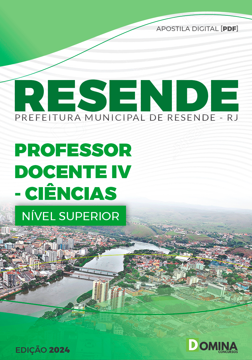 Apostila Pref Resende RJ 2024 Professor Ciências