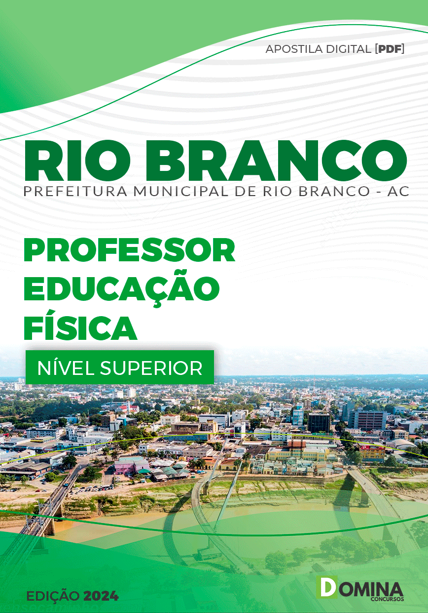 Apostila Pref Rio Branco AC 2024 Professor Educação Física