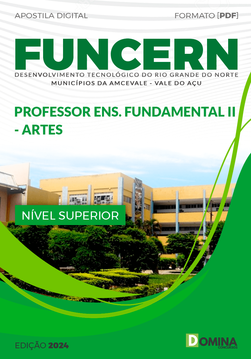 Apostila FUNCERN 2024 Professor de Artes