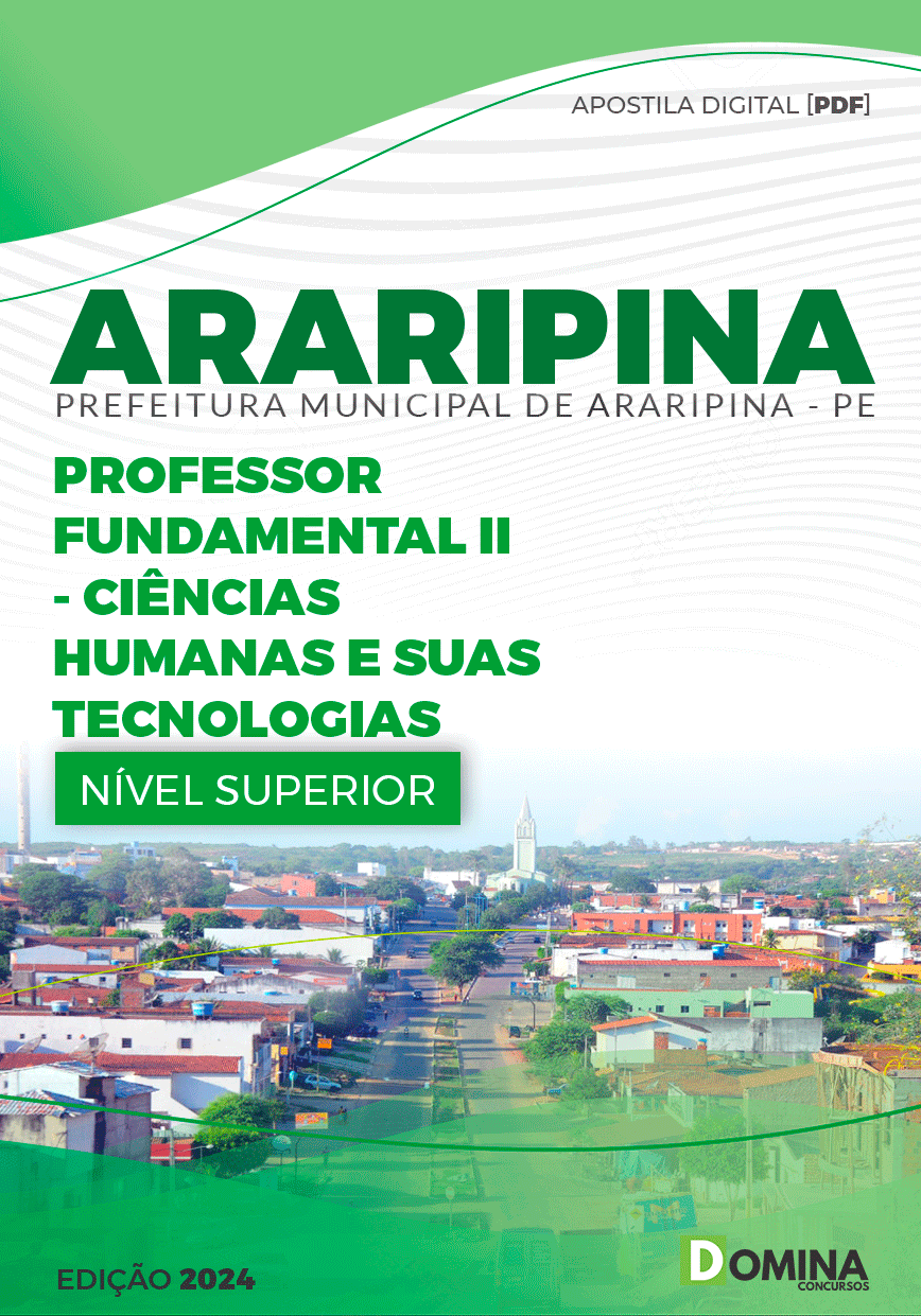 Apostila Pref Araripina PE 2024 Professor de Ciências Humanas