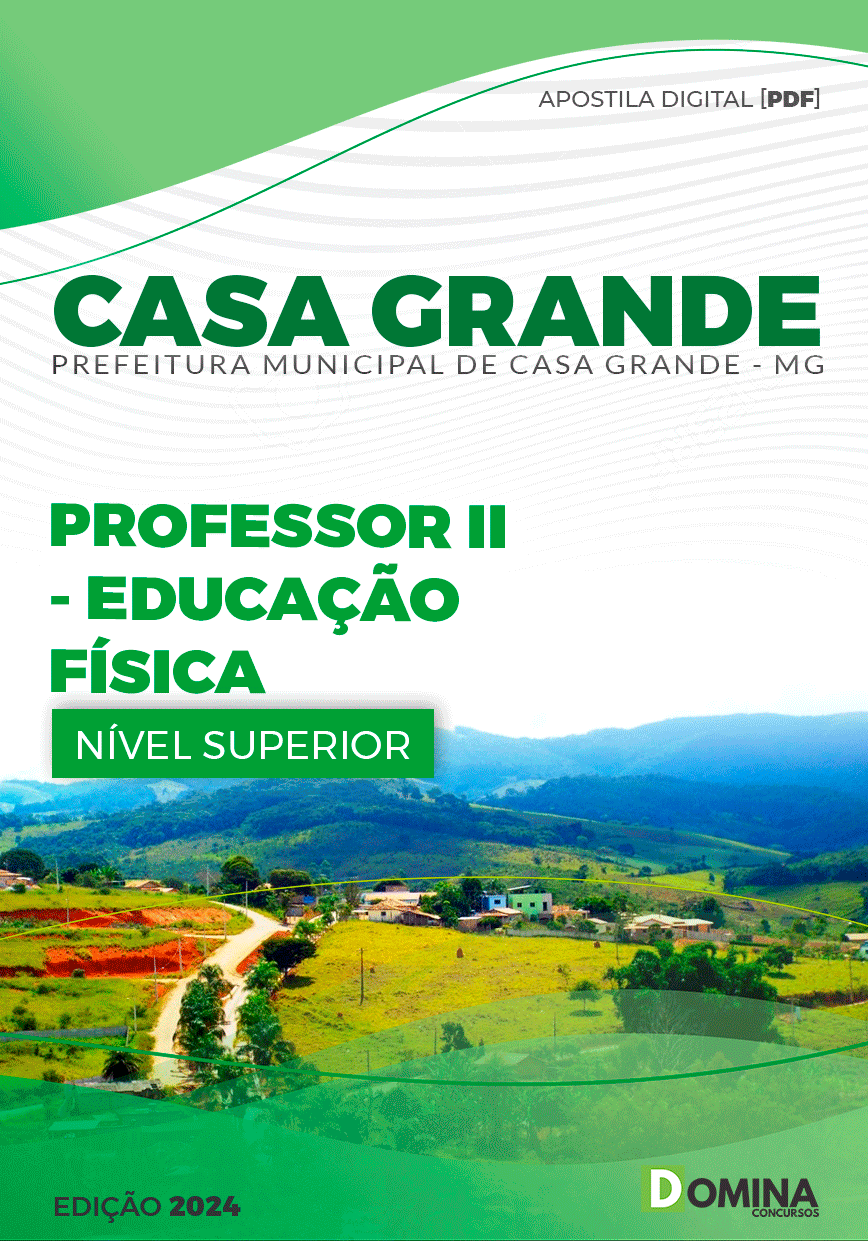 Apostila Pref Casa Grande MG 2024 Professor de Educação Física