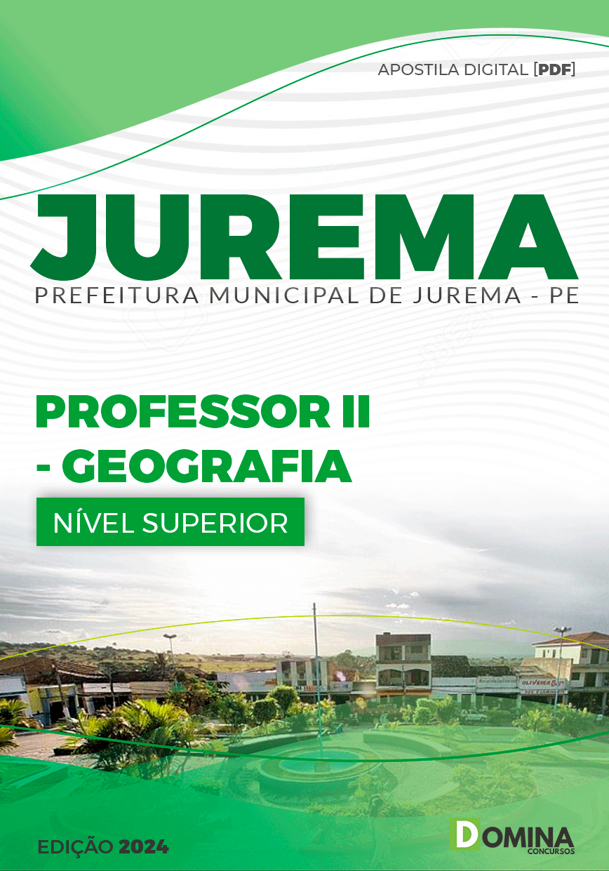 Apostila Pref Jurema PE 2024 Professor II Geografia