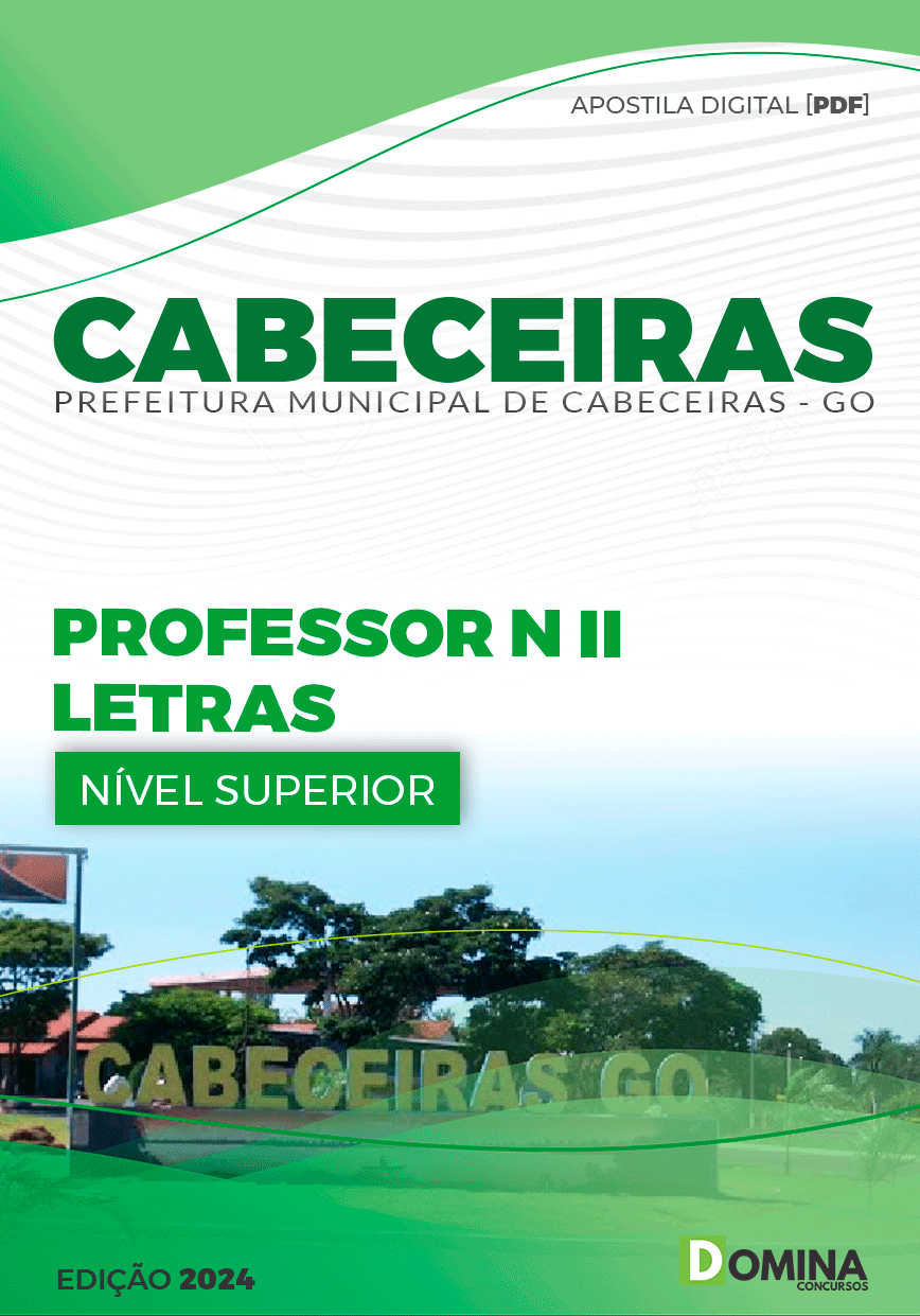 Apostila Pref Cabeceiras GO 2024 Professor N II Letras