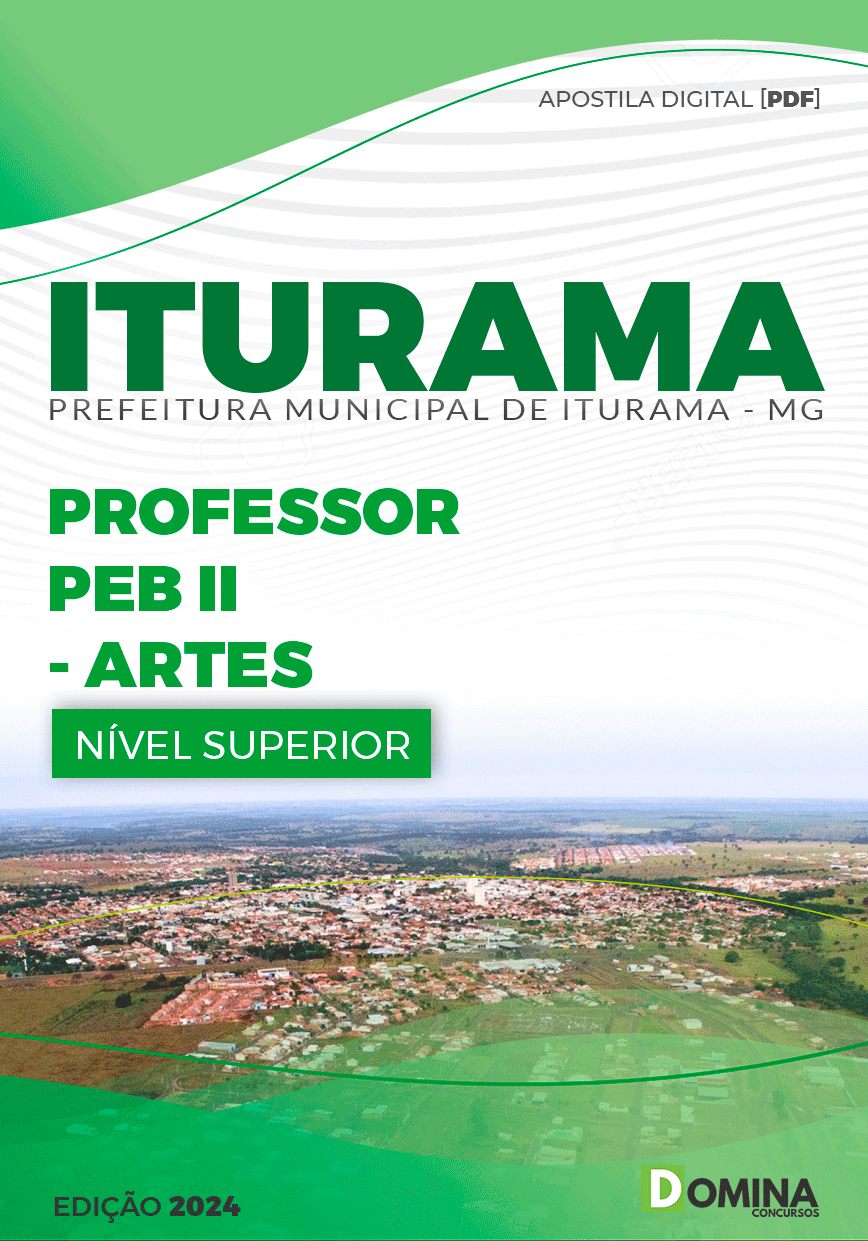 Apostila Pref Iturama MG 2024 Professor de Artes