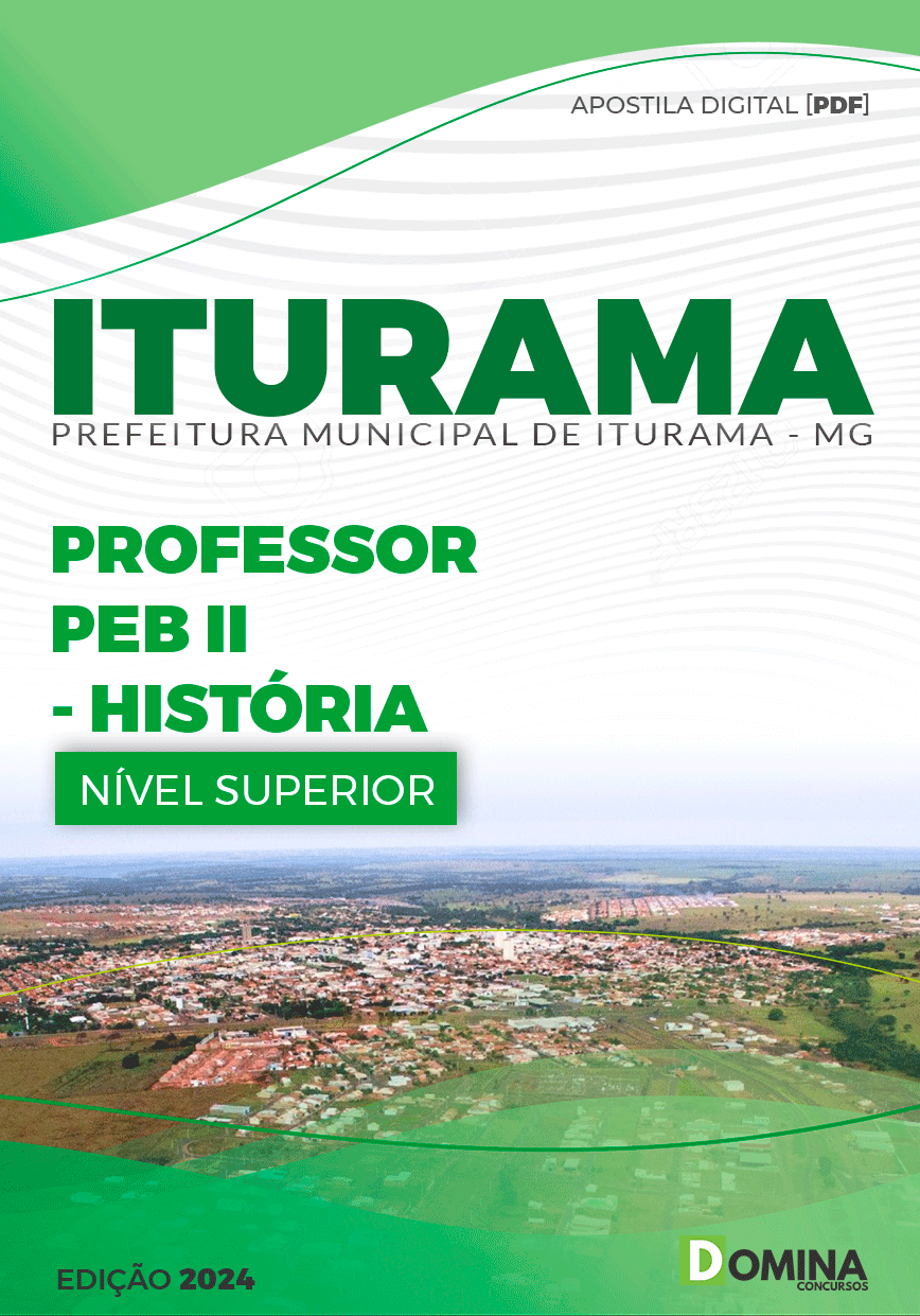 Apostila Pref Iturama MG 2024 Professor de História