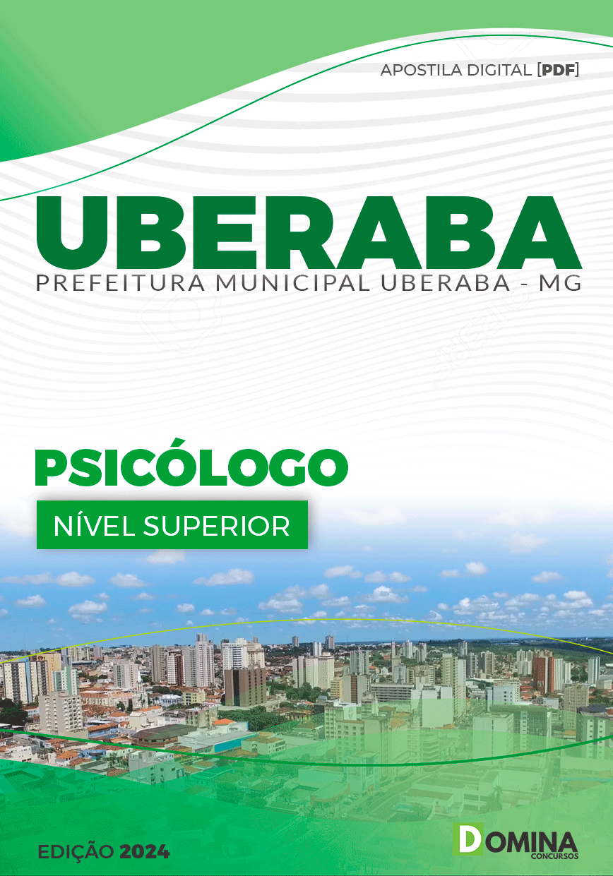 Apostila Pref Uberaba MG 2024 Psicólogo
