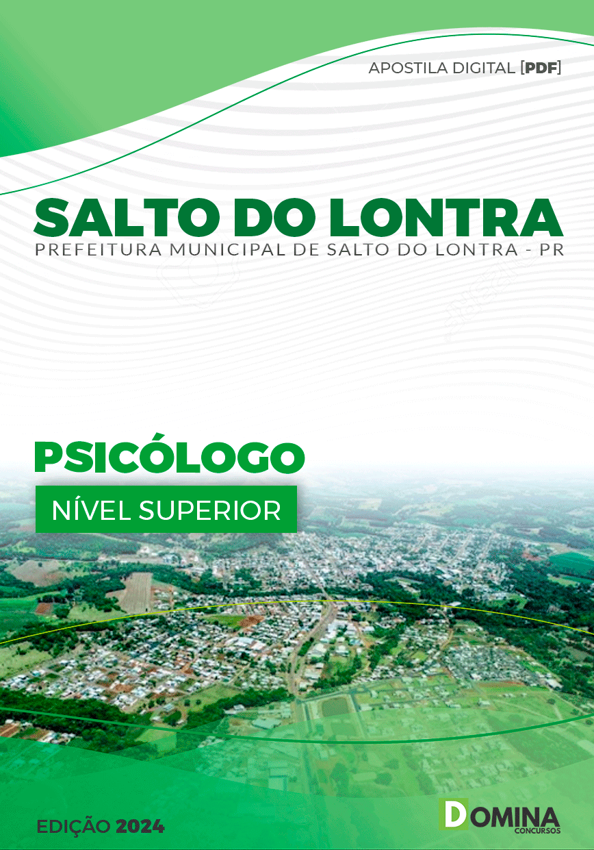 Apostila Pref Salto do Lontra PR 2024 Psicólogo